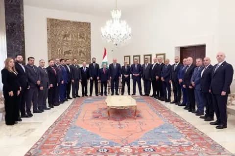 "علاقات متوازنة و احترام متبادل".. عون يستقبل وفدًا سوريًّا