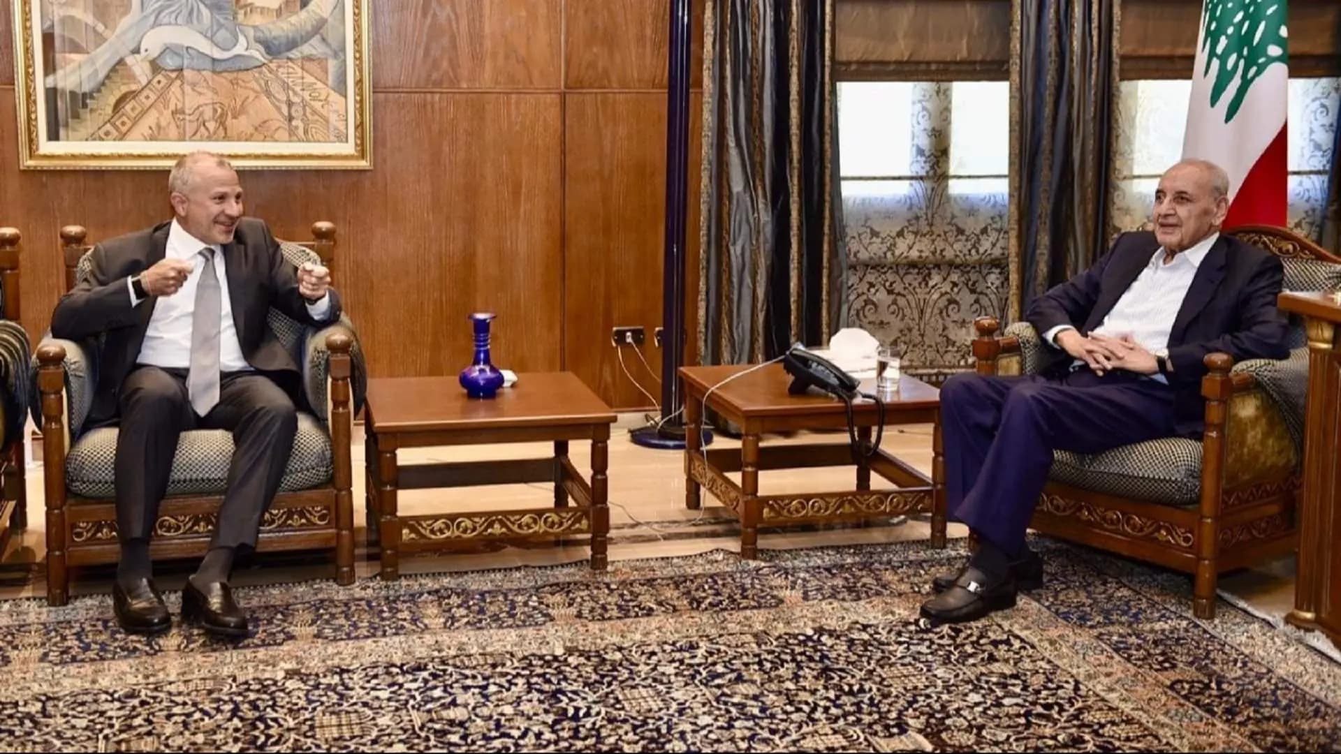 من عين التينة.. باسيل: الأولوية لحماية لبنان
