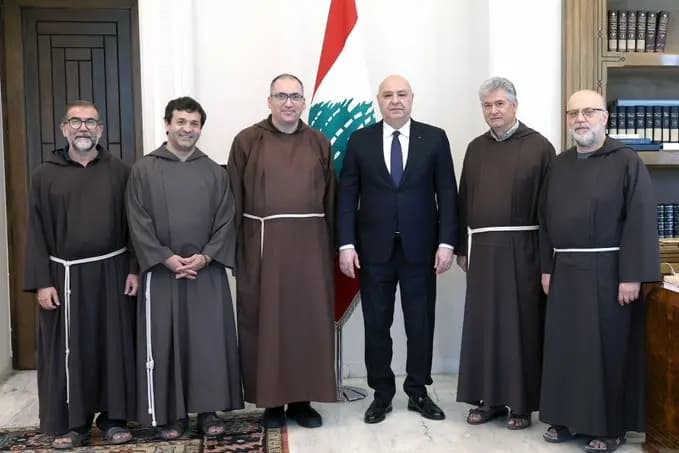 الرئيس عون يستقبل وفد رهبنة الآباء الكبوشيين