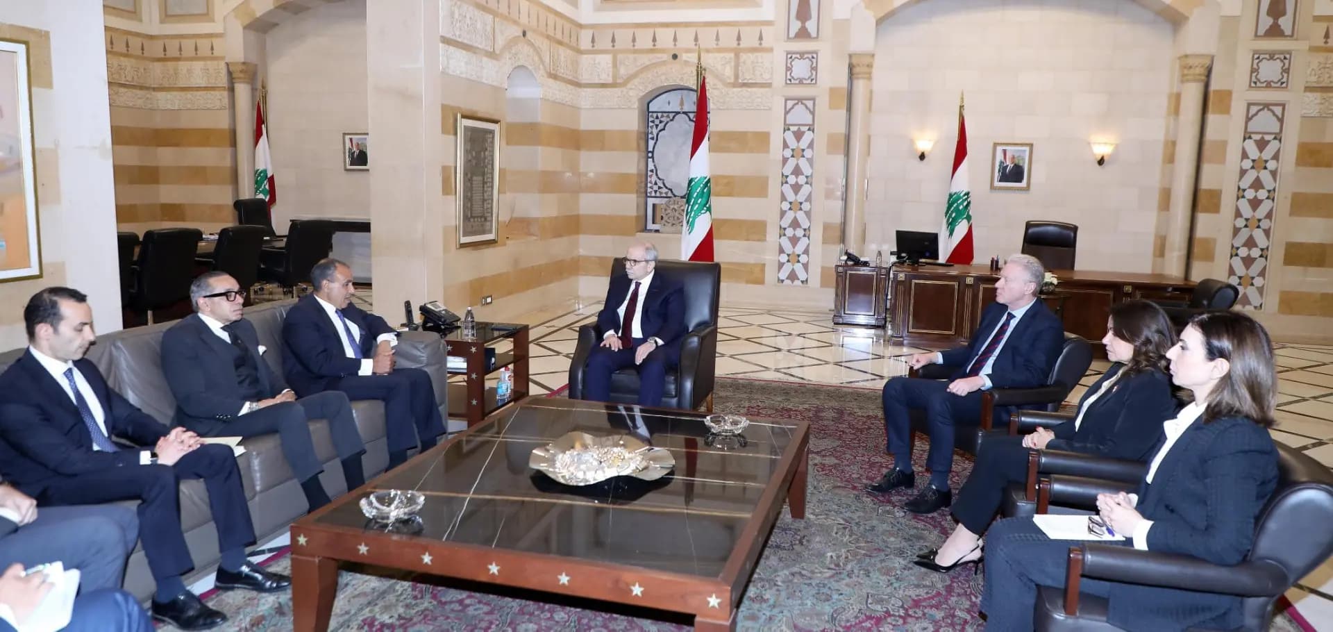 عبد العاطي من السراي: نقف إلى جانب لبنان سياسيًا وإنسانيًا