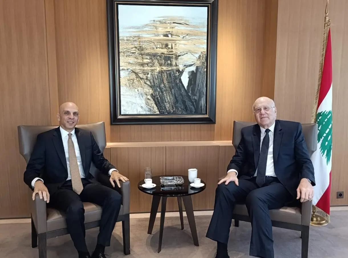 ميقاتي يستقبل السفير المصري الجديد.. والعلاقات الثنائية محور البحث