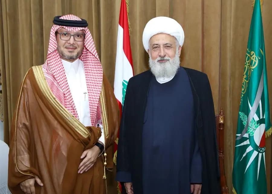 بخاري والخطيب يؤكدان دعم السلم الأهلي والعودة إلى اتفاق الطائف