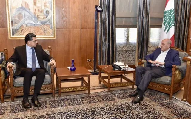 بري يبحث المستجدات مع مرقص