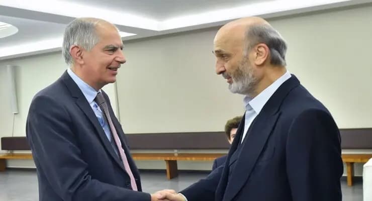 وسط جهود باريس لوقف التصعيد.. جعجع يستقبل "ماغرو"