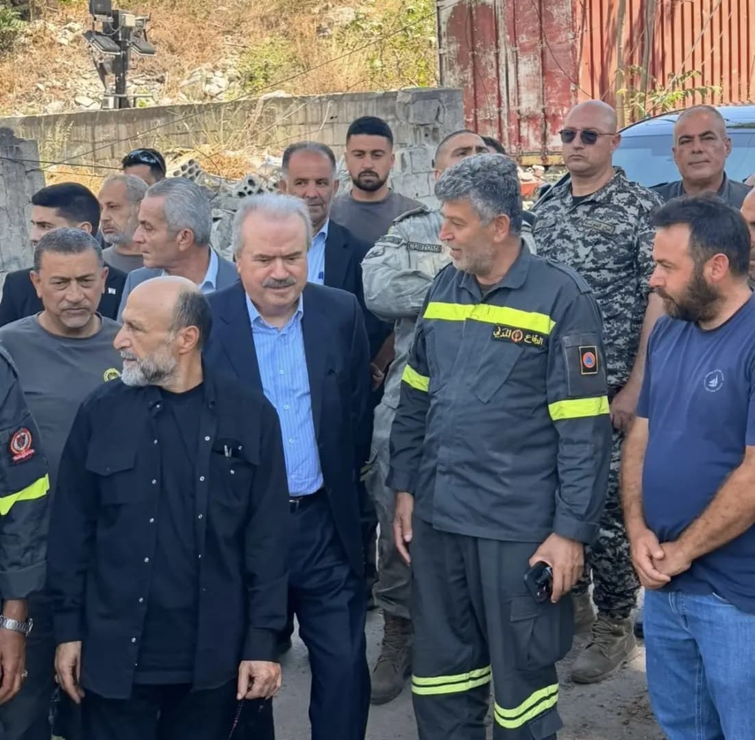 جابر يتفقد مركز الدفاع المدني في النبطية