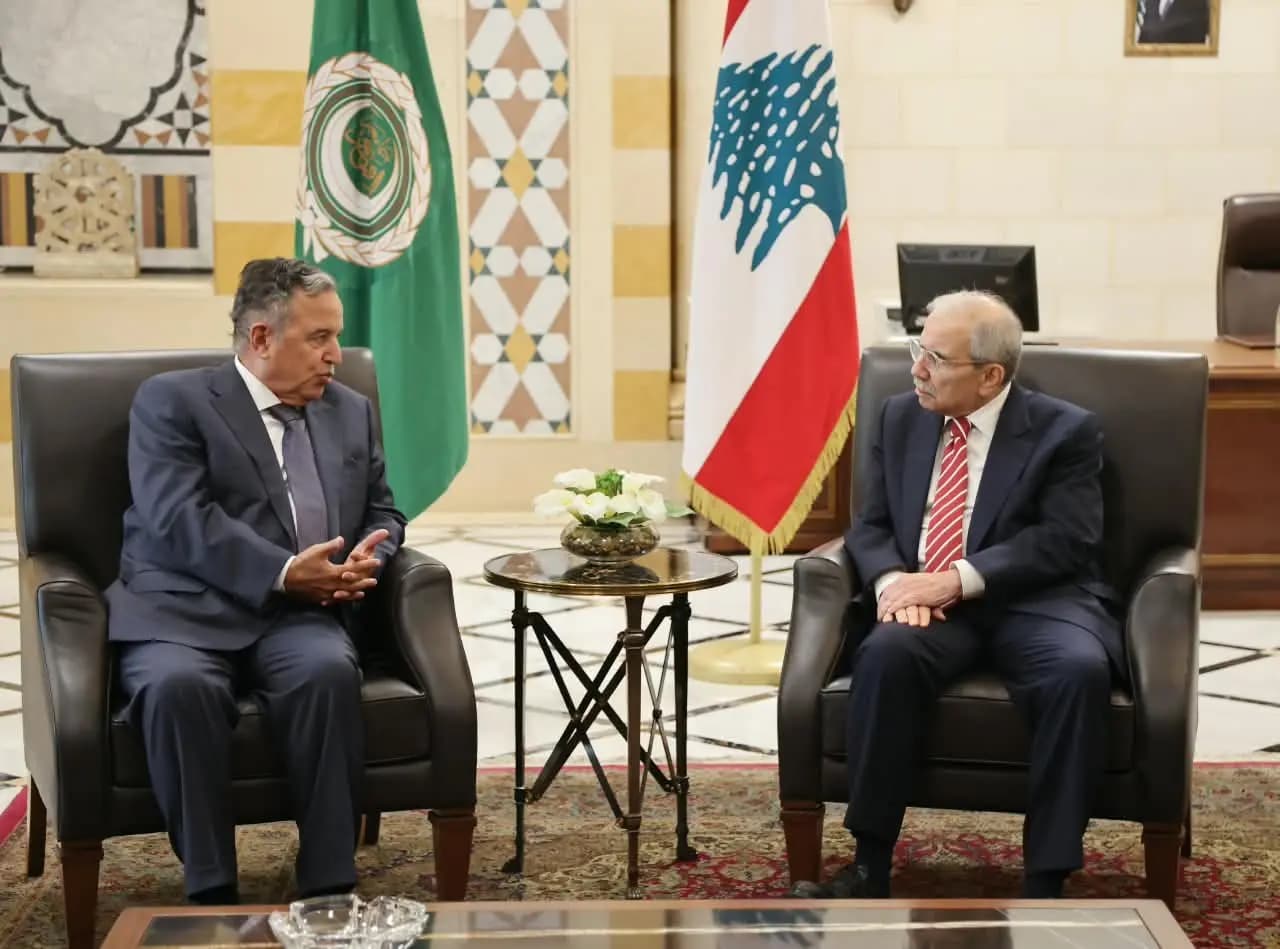 "لمواصلة الدعم العربي للبنان".. سلام يبحث مع فهمي آخر التطورات