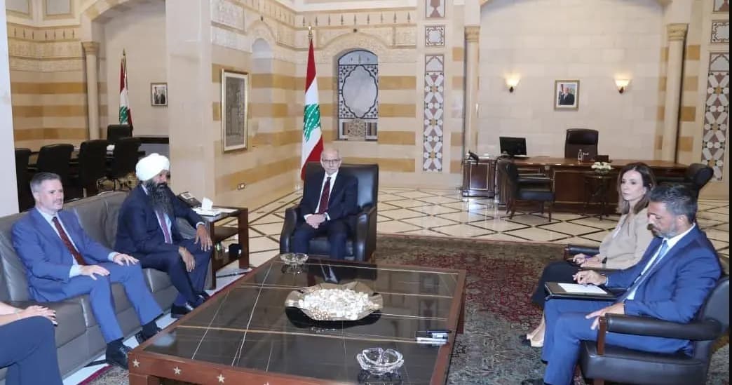 سلام يستقبل وزير الدولة الكندي.. وهذا ما جرى بحثه