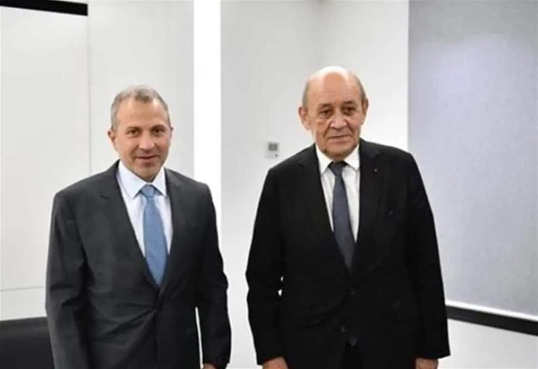 باسيل يستقبل لودريان.. وهذا ما جرى بحثه