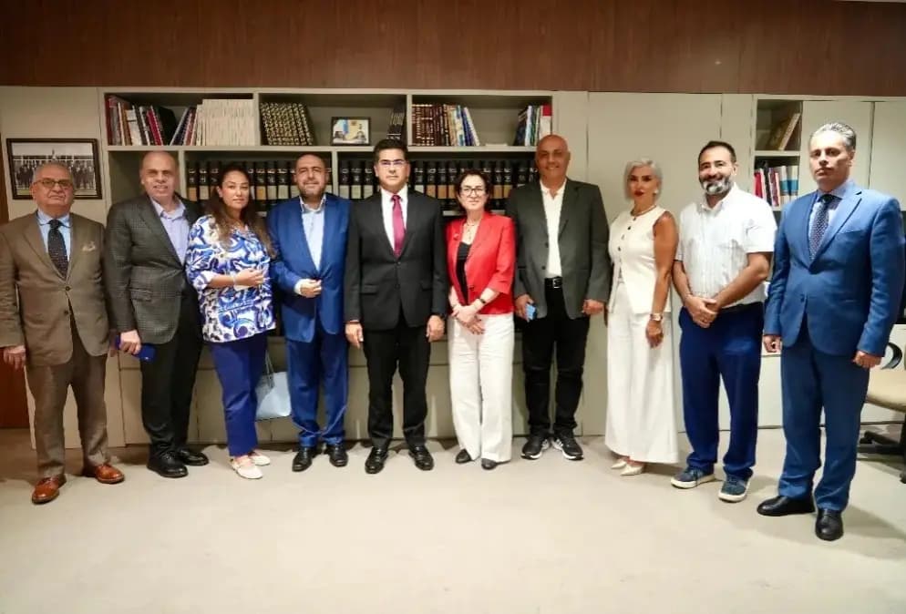 مرقص استقبل وفدًا من الهيئة الإدارية