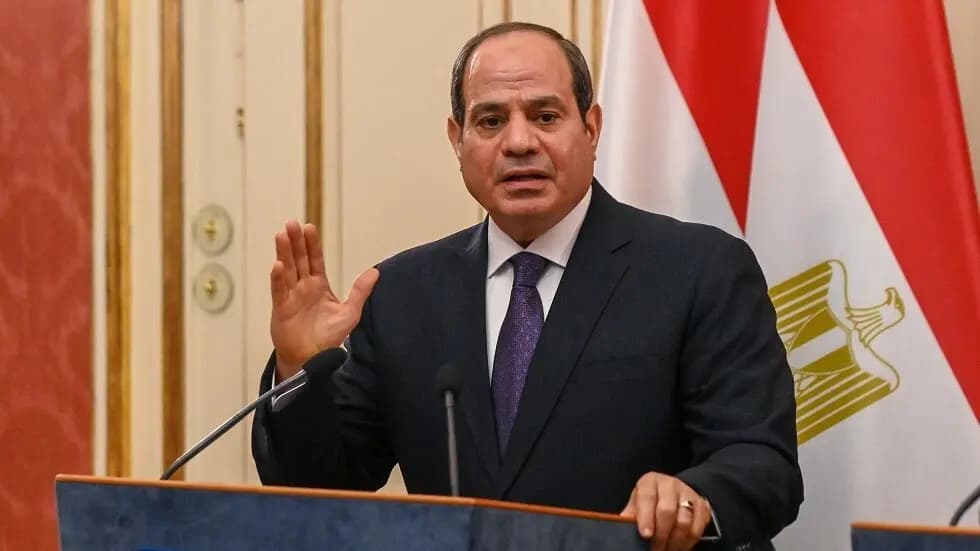 بعد المشاركة التاريخية.. السيسي يوجه رسالة لمنتخب مصر