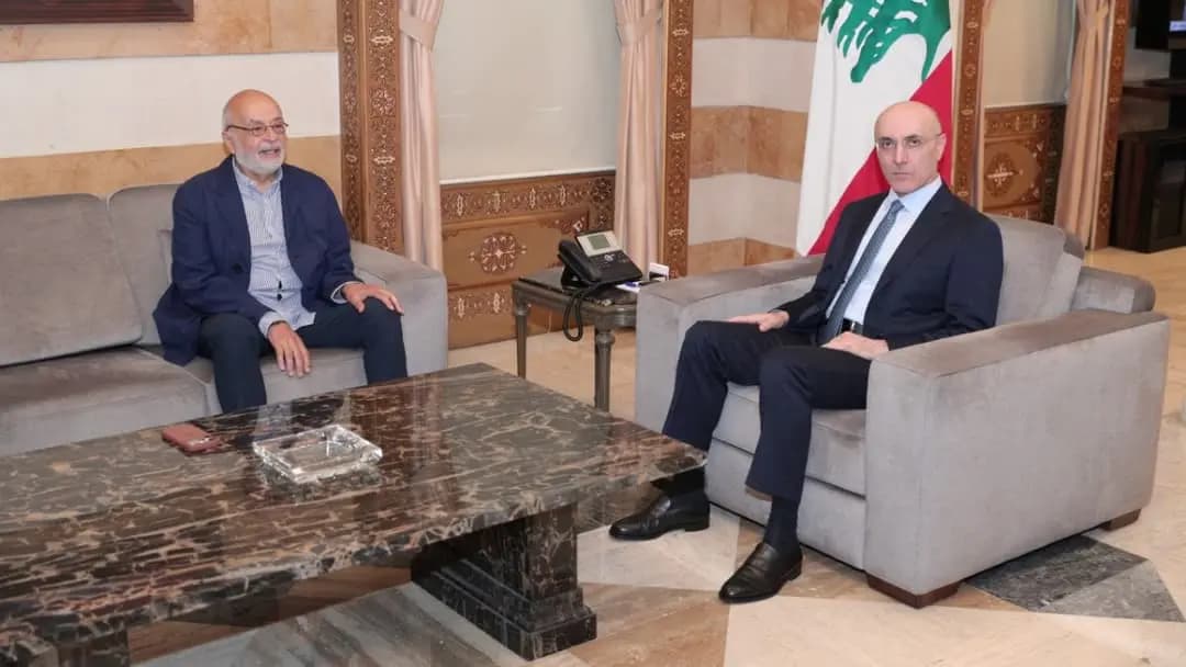 الحجار يبحث الأوضاع العامة مع شهيب ودرغام