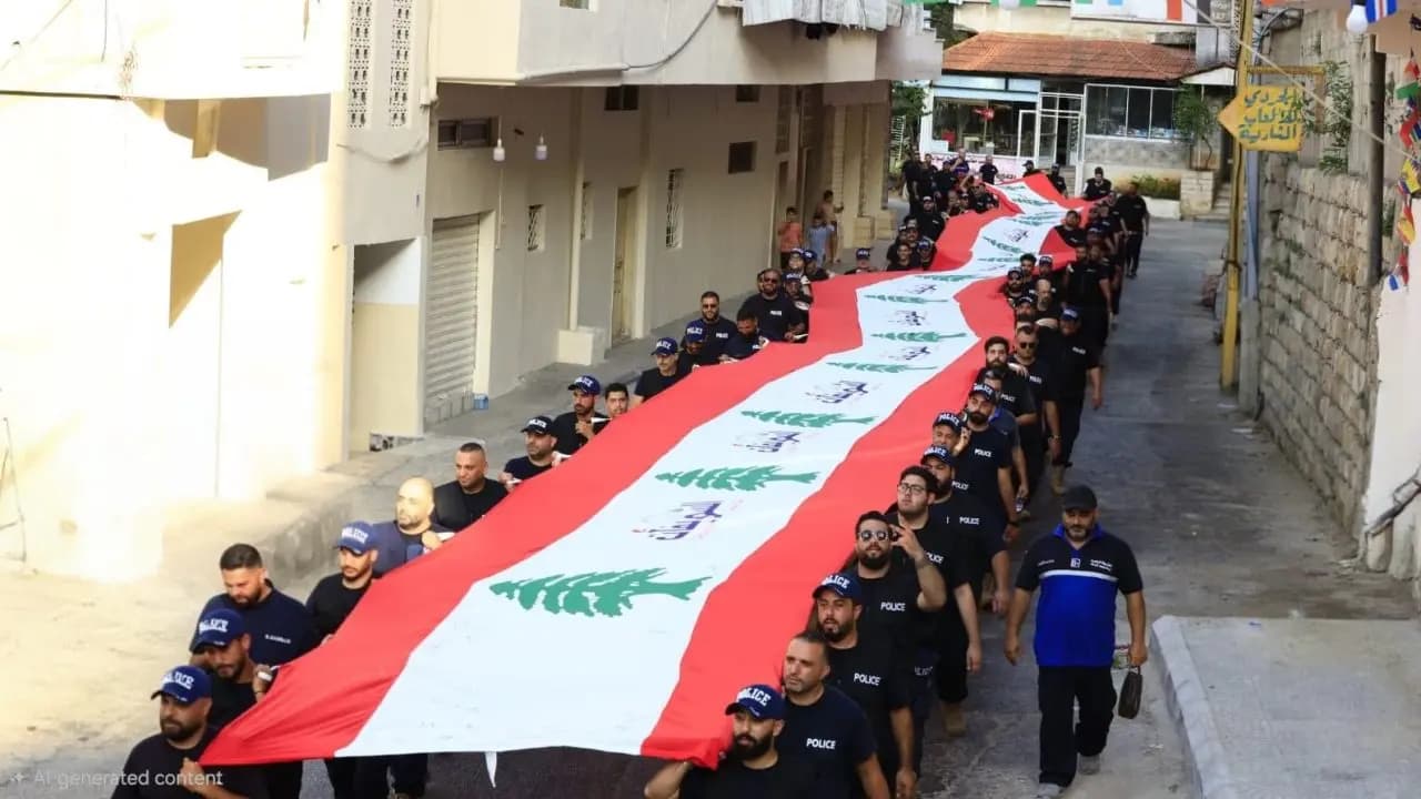 الشويفات تُحيِّي الجيش في عيده.. و60 متراً من حبّ الوطن
