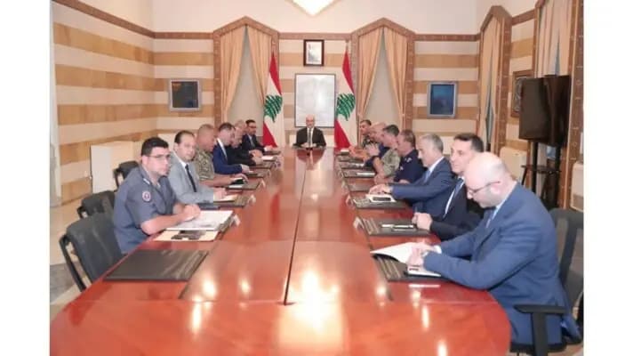 الحجار يترأس اجتماع مجلس الأمن المركزي: تعزيز الاستقرار الداخلي أولوية
