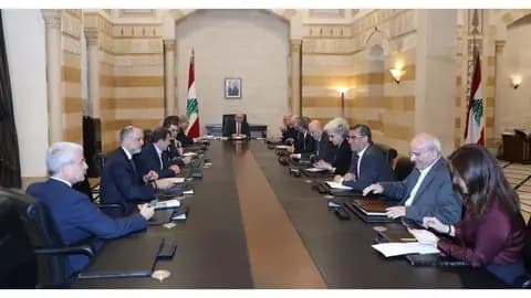 اجتماعٌ في السرايا لبحث تنفيذ وقف إطلاق النار