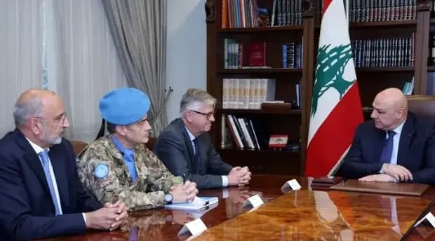 لاكروا من بعبدا: هدفنا دعم الجهود لإعادة الاستقرار