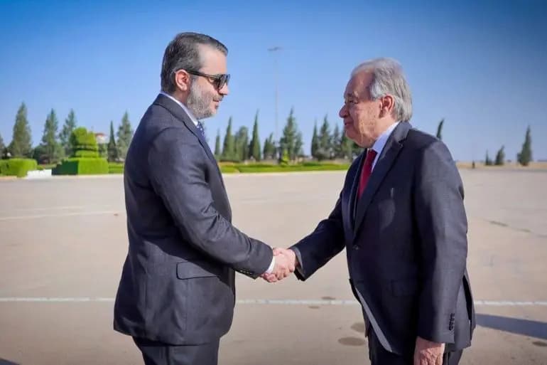لقاء غوتيريش والشيباني: تأكيد على دعم سوريا وتعزيز التعاون