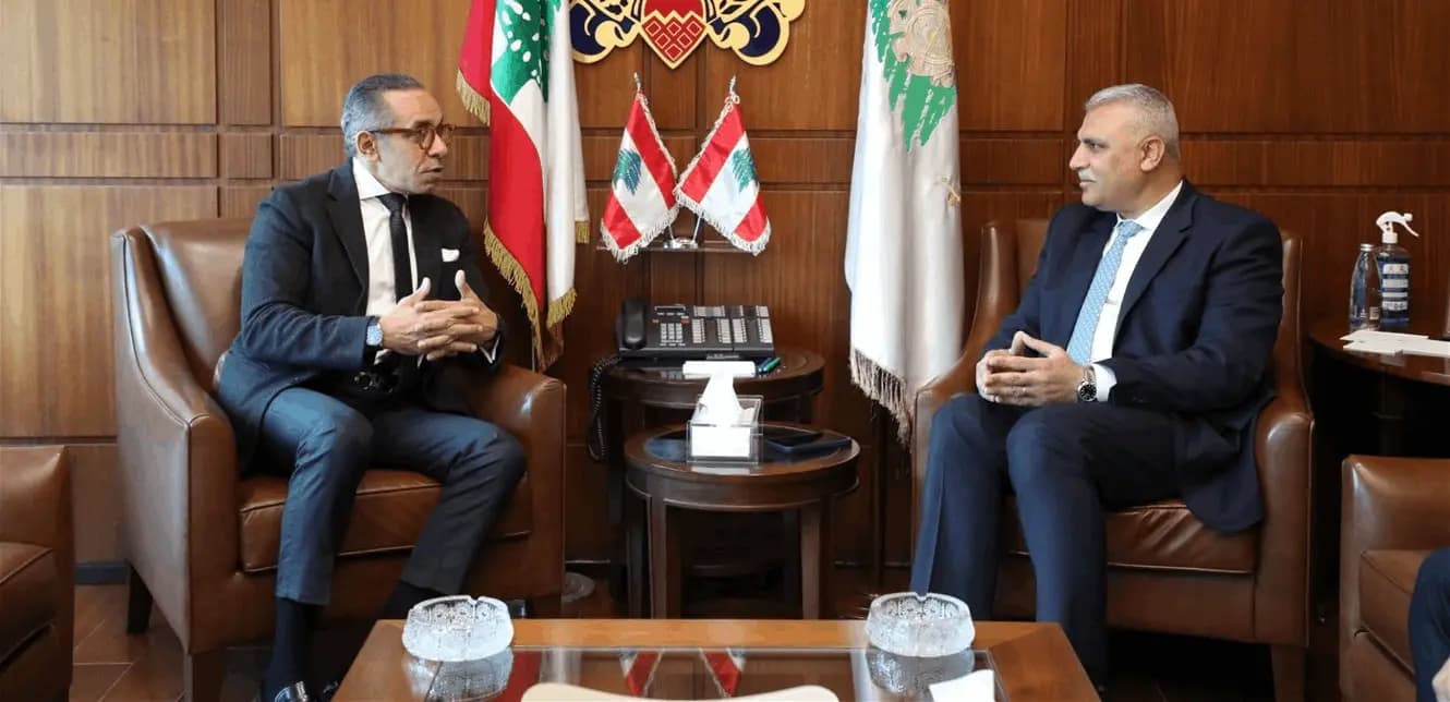 شقير يبحث الأوضاع العامة مع السفير المصري