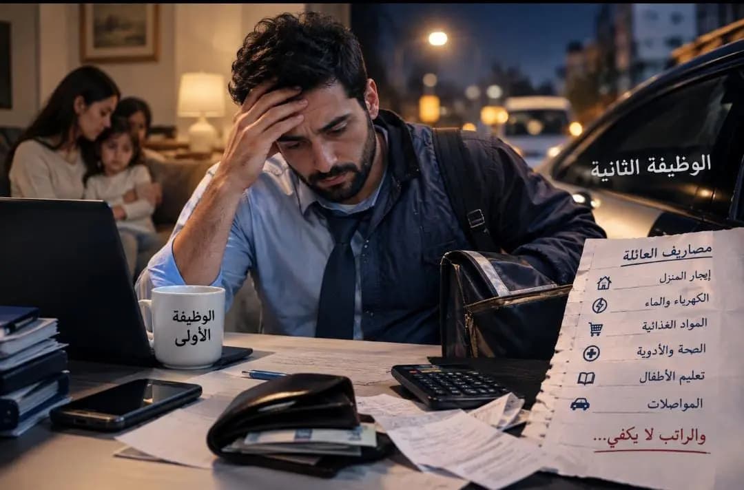 عندما تصبحُ الوظيفةُ الثانيةُ ضرورية