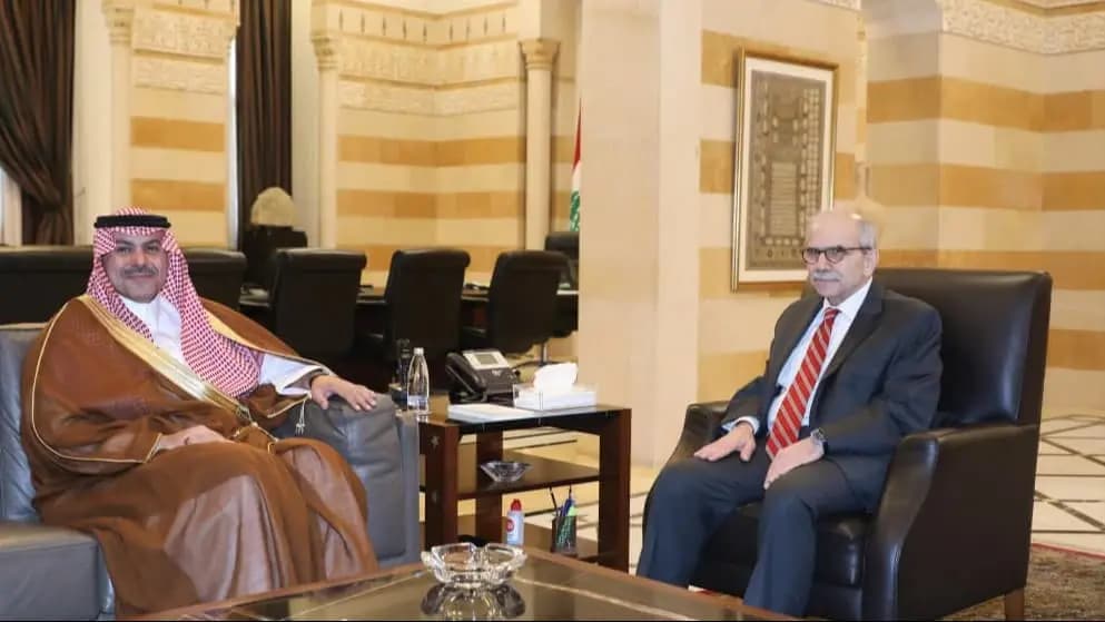 سلام يستقبل السفير السعودي الجديد