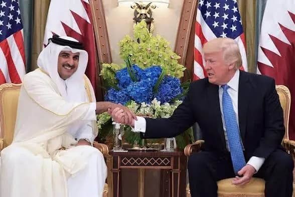 الدبلوماسية تتصدر اتصال ترامب وأمير قطر