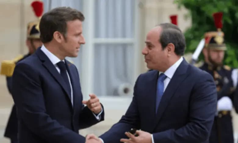 ماكرون والسيسي يؤكدان دعم الاستقرار في غزة ولبنان