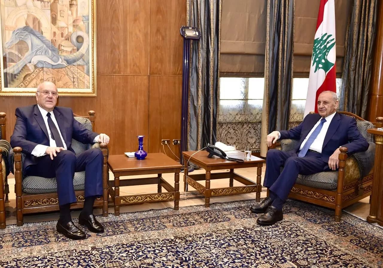 بري يلتقي ميقاتي ويستقبل وزراء وسفراء.. والعفو العام على طاولة التشريع