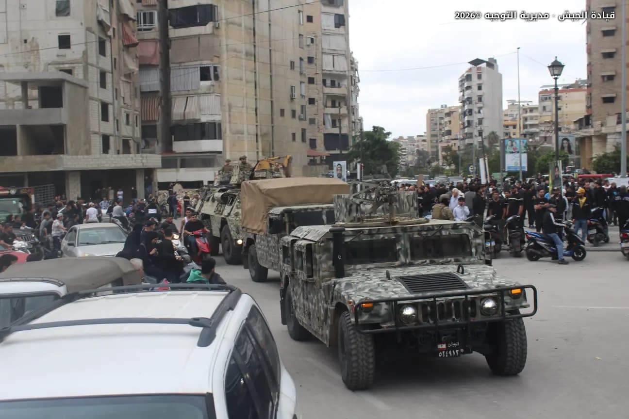 الجيش: عمليات دهم في الضاحية الجنوبية بحثًا عن مطلقي النـ.ـار