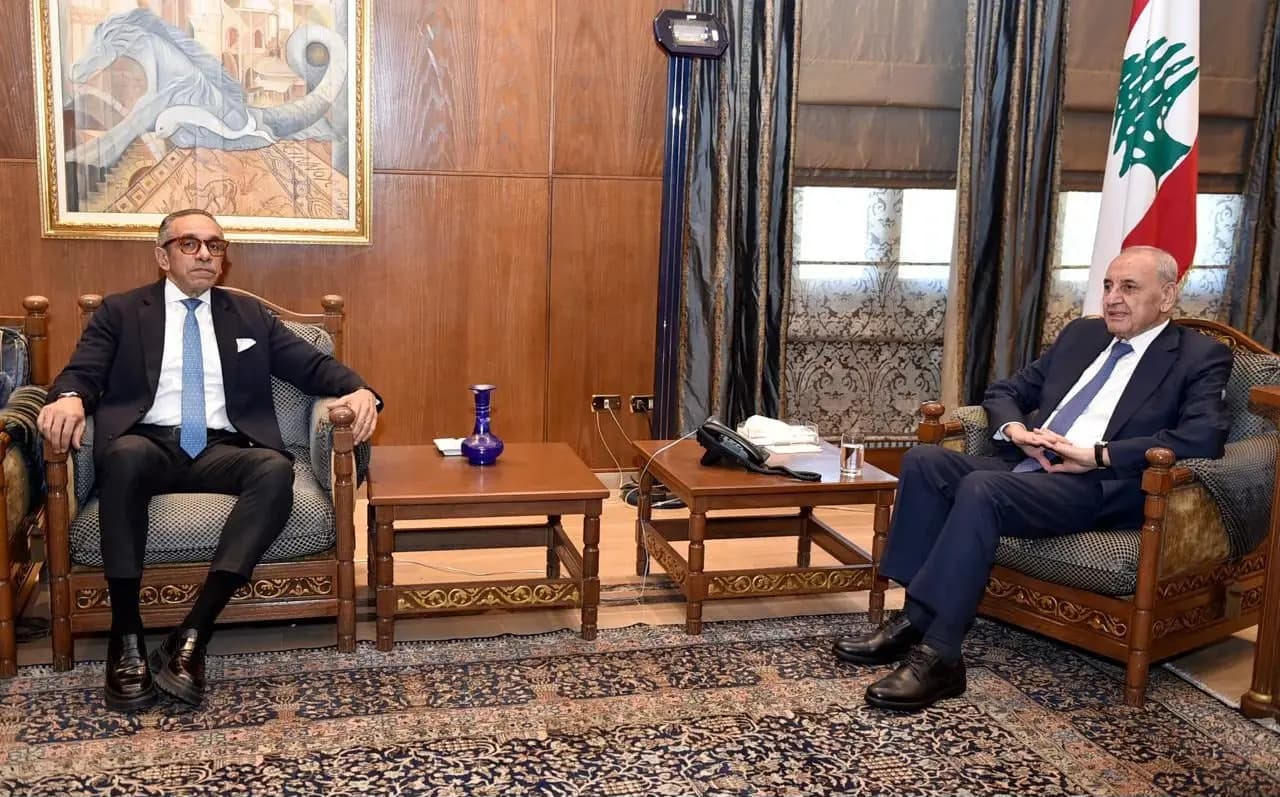 بري يبحث التطورات مع السفير المصري.. وتشديد على وقف الاعتداءات