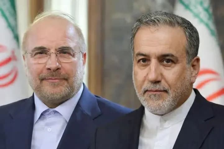 قاليباف وعراقجي في قطر