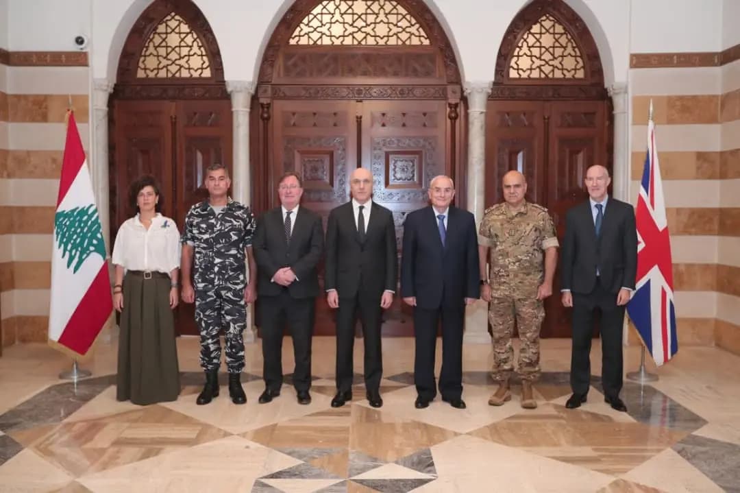 الحجار ومنسى يوقعان مذكرة تفاهم مع بريطانيا لدعم الأمن في لبنان
