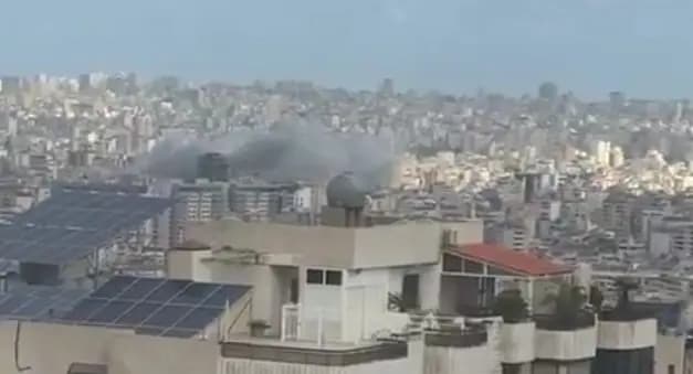 بعد الإنذار بدقائق.. إسرائيل تستهدف الضاحية