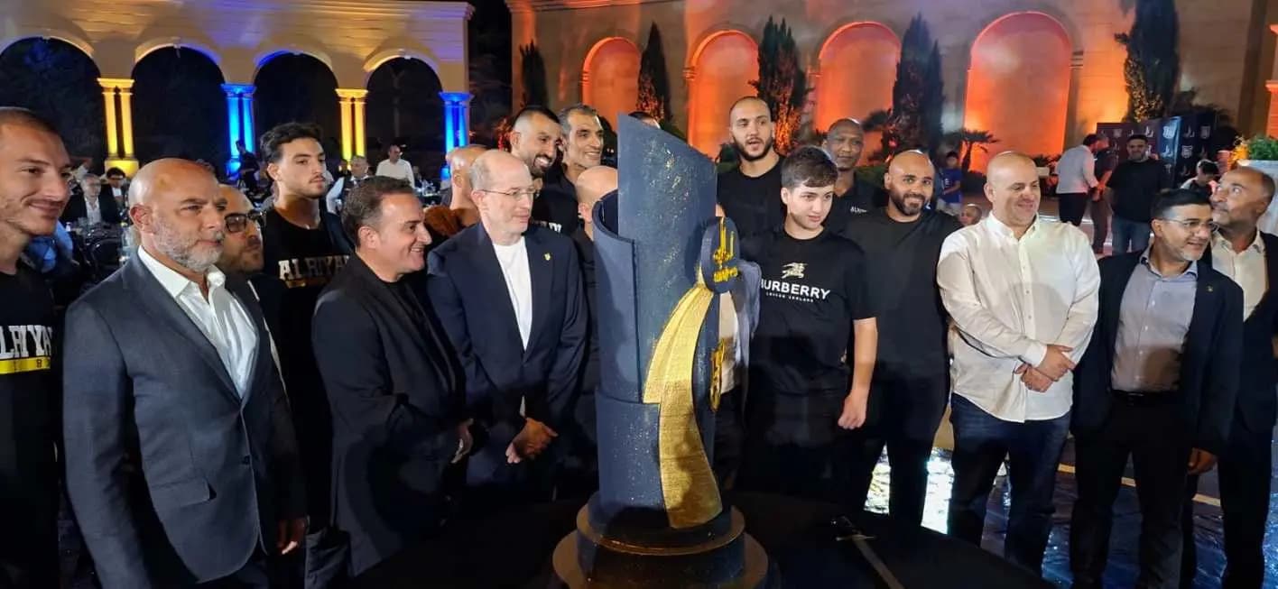 أبطال الرياضي يحتفلون باللقب من قلب البقاع