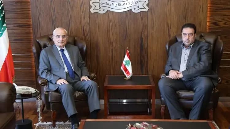 لقاء في اليرزة بين وزير الدفاع والبعريني