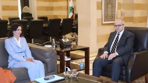 سلام يبحث مع وفد أوروبي الأوضاع الإنسانية وسبل تعزيز التعاون