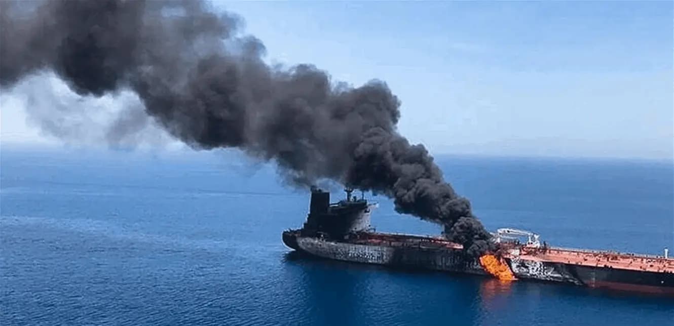 حادث بحري جديد.. إصابة ناقلة نفط قبالة سواحل سلطنة عُمان