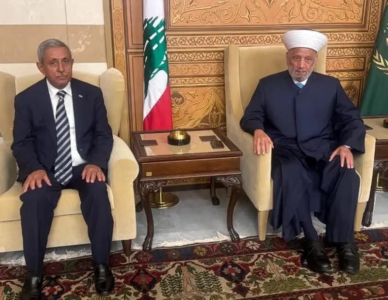 دريان بحث مع السفير اليمني المستجدات اللبنانية والعربية