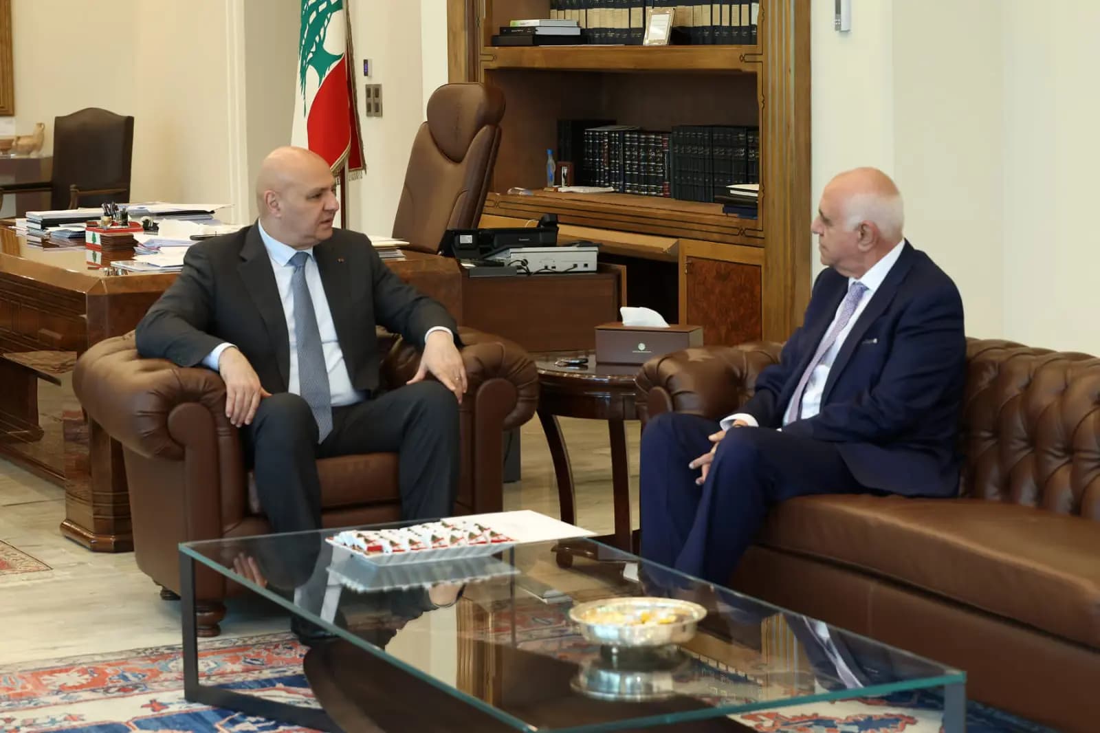 القصيفي يبحث ملف الصحافيين مع الرئيس عون
