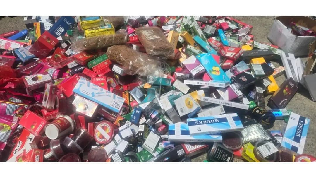 بالصور.. منتجات تبغية مزورة ومهربة