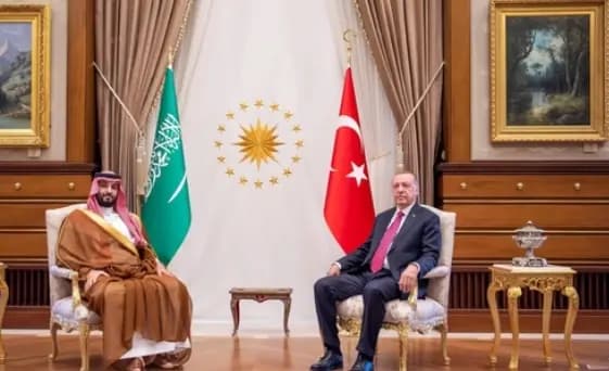 "نقف إلى جانب السعودية".. أردوغان يتصل بـ"بن سلمان"