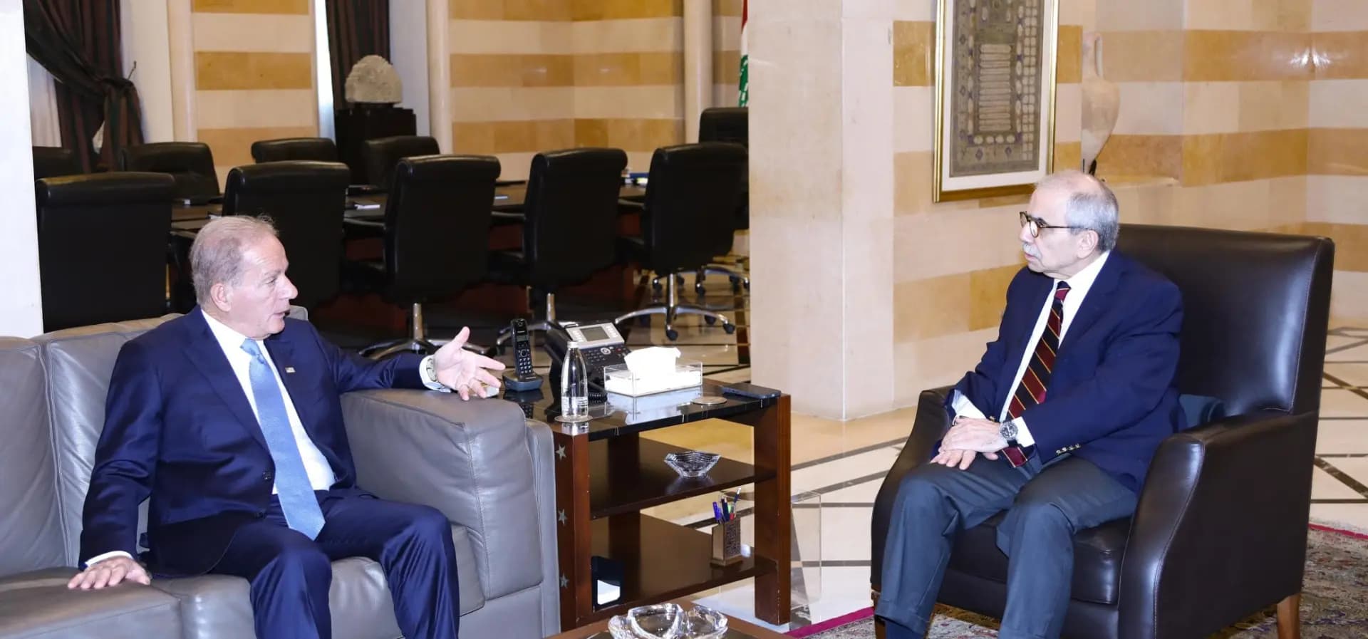 السفير الأميركي في السراي الحكومي.. وهذا ما جرى بحثه