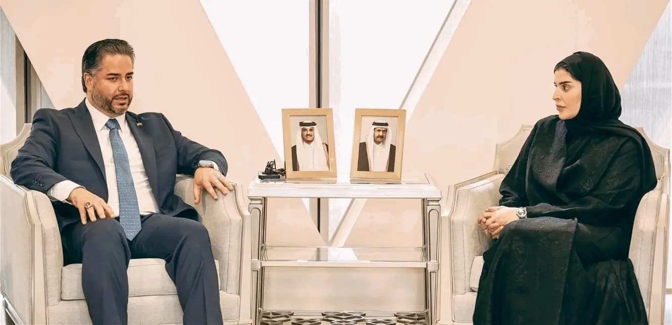 سلام يبحث سبل تطوير العلاقات مع قطر