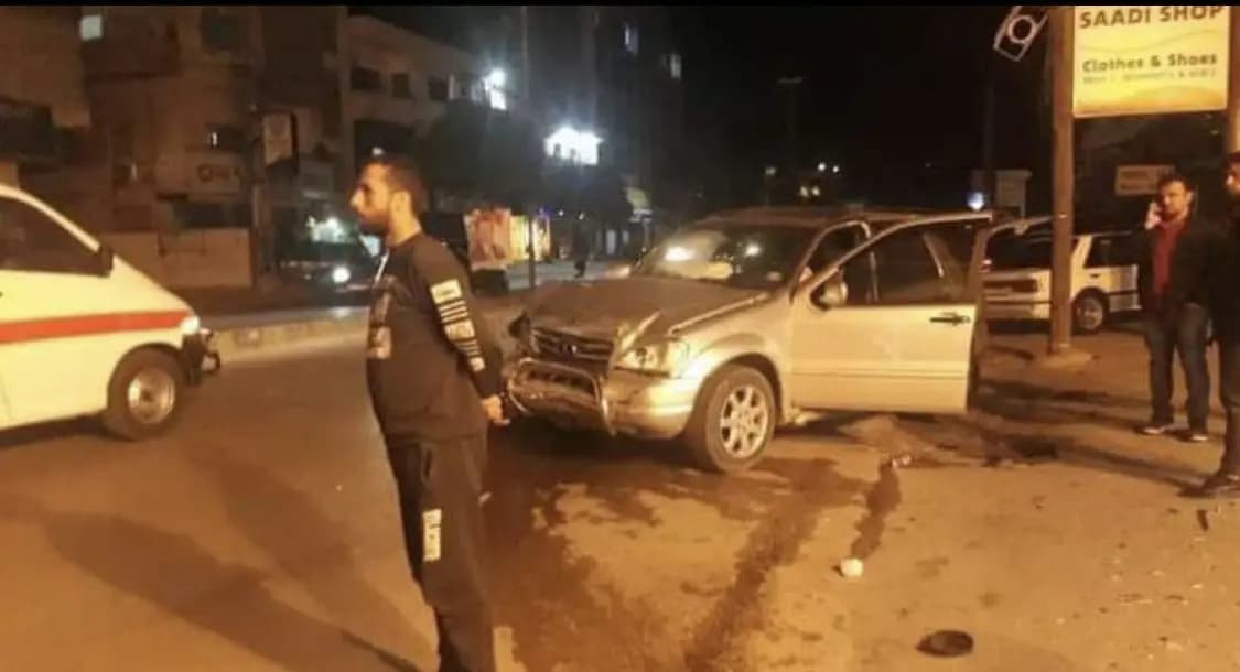 حادث سير على طريق عام برالياس وسقوط ٦ جرحى