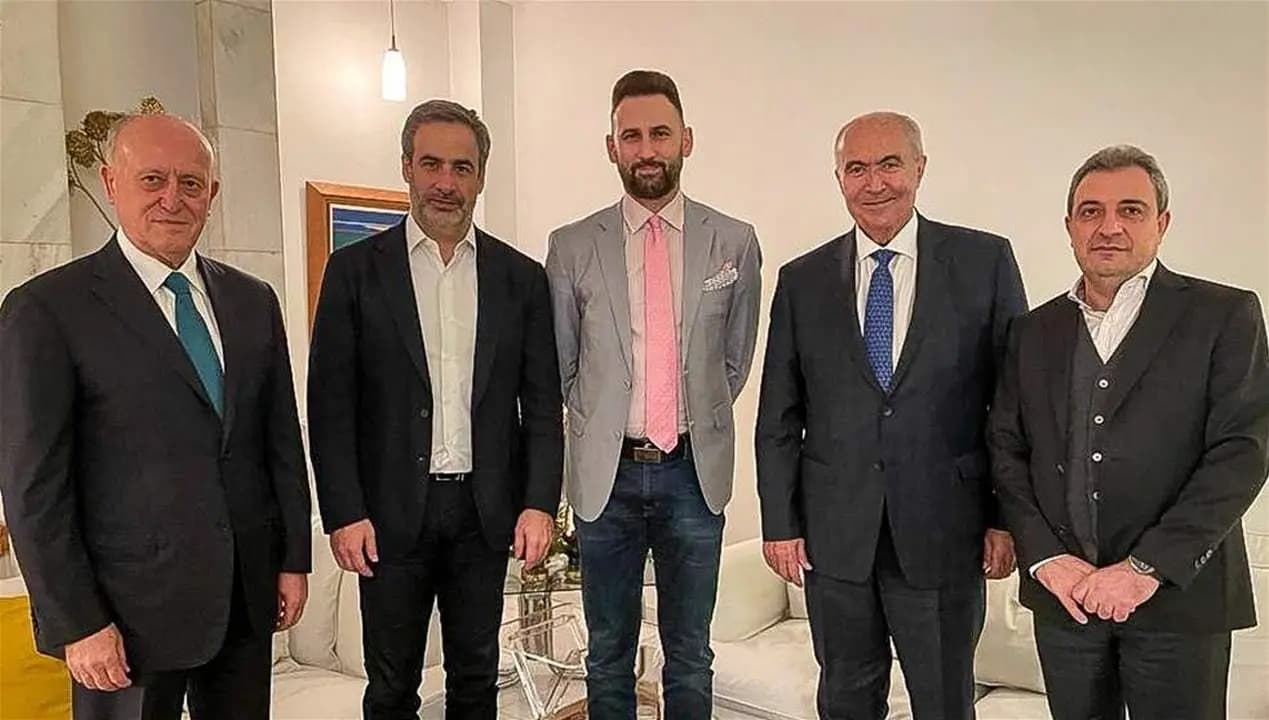 لقاء في منزل معوض ضم تيمور جنبلاط وريفي ومخزومي وأبو فاعور