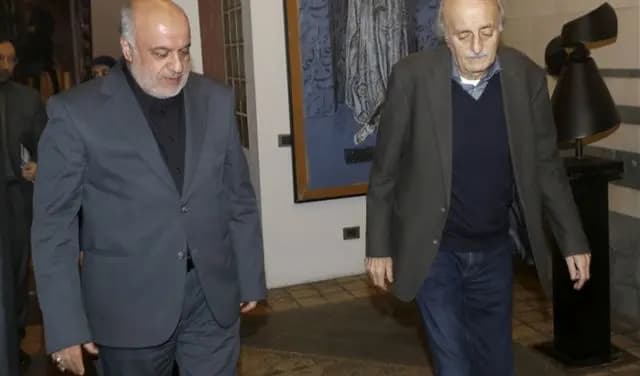 السفير أماني يشكر جنبلاط