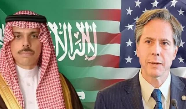 بن فرحان وبلينكن يبحثان هاتفيّاً التّطوّرات في غزّة