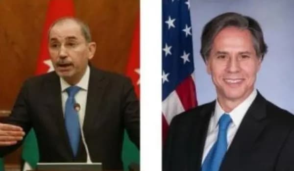 وزير الخارجية الاردني ناقش الأوضاع في غزّة باتصال مع بلينكن