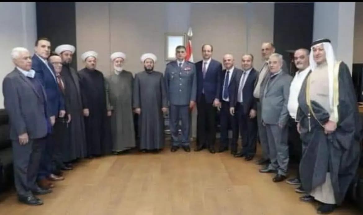 المفتي الغزاوي يزور اللواء عثمان مع وفد من البقاع