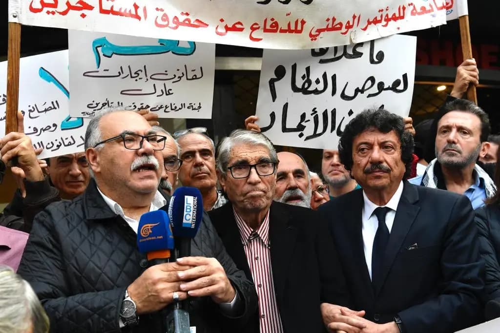 اعتصامات للمستأجرين رفضا لقانون الإيجارات غير السكنية
