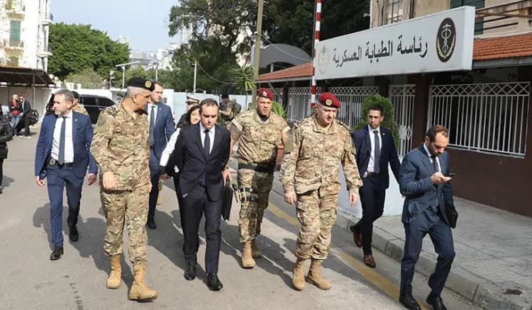 أوضاع الطبابة العسكرية بين عون ووزير الجيوش الفرنسية