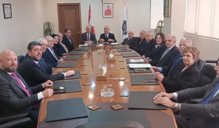 ماغرو والرابطة المارونية بحثا الوضع اللبناني وملف النزوح السوري